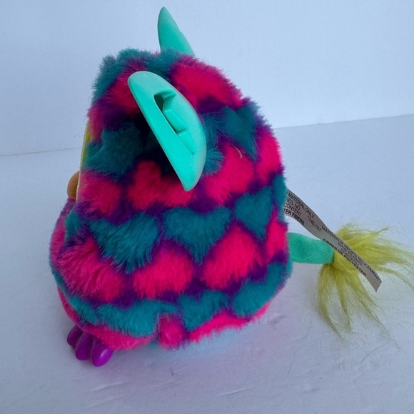 2012 Hasbro Furby BOOM Hearts Blue Teal Pink Interactive Talking Toy Plush EUC - Picture 8 of 14
